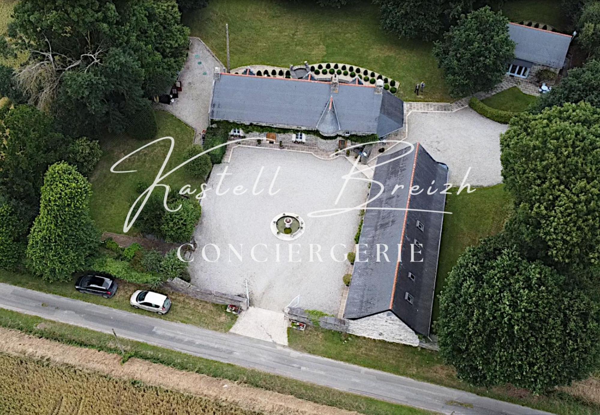 La Longere Du Manoir Villa Laniscat Eksteriør bilde